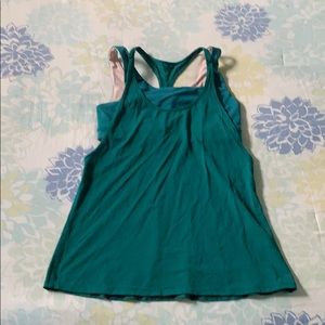 Lululemon workout top with attached sports bra